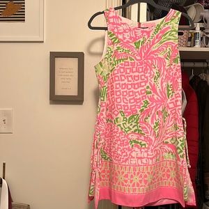 Lilly Pulitzer pink and green romper